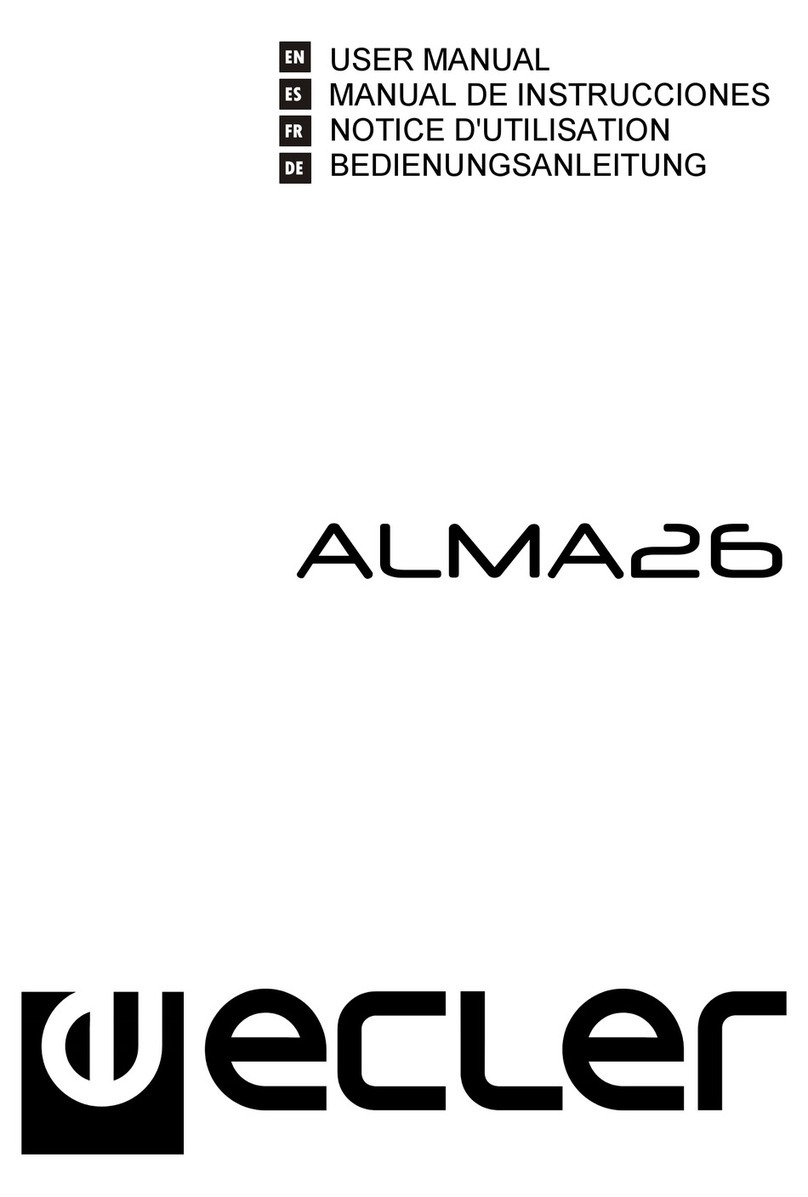 Ecler ALMA26 user manual