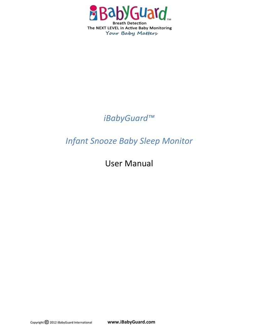 iBabyGuard Infant Snooze Baby Sleep Monitor user manual