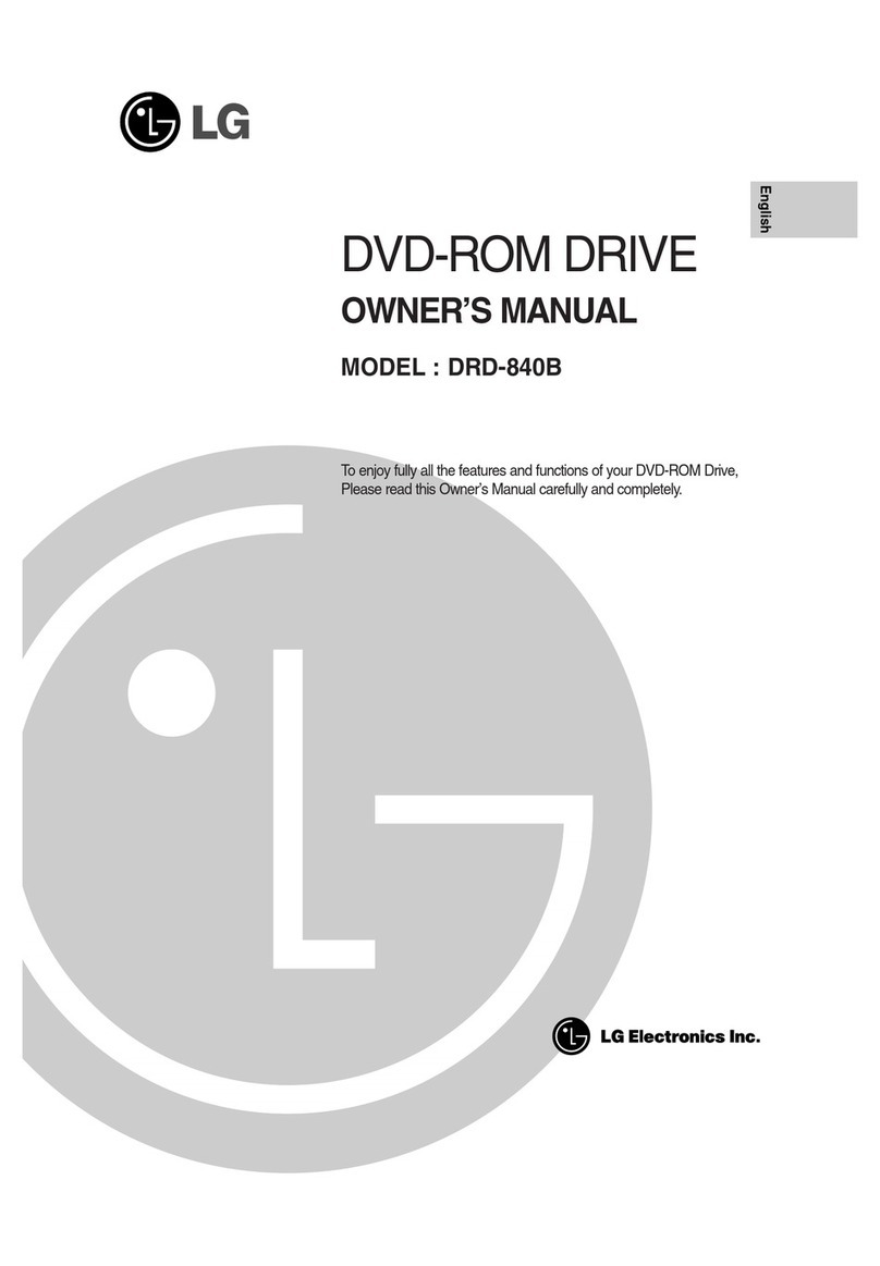 LG DRD-840B User manual