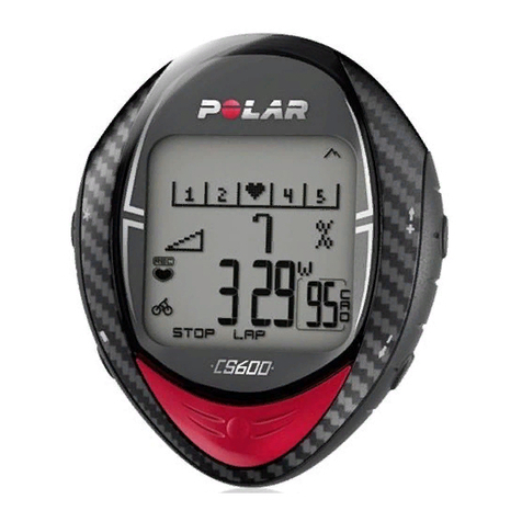 Polar Electro CS600X User manual