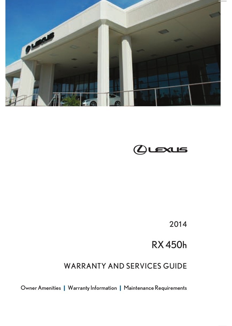 Lexus 2014 RX 450h User manual