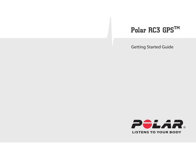 Polar Electro Equine RC3 GPS Getting started guide