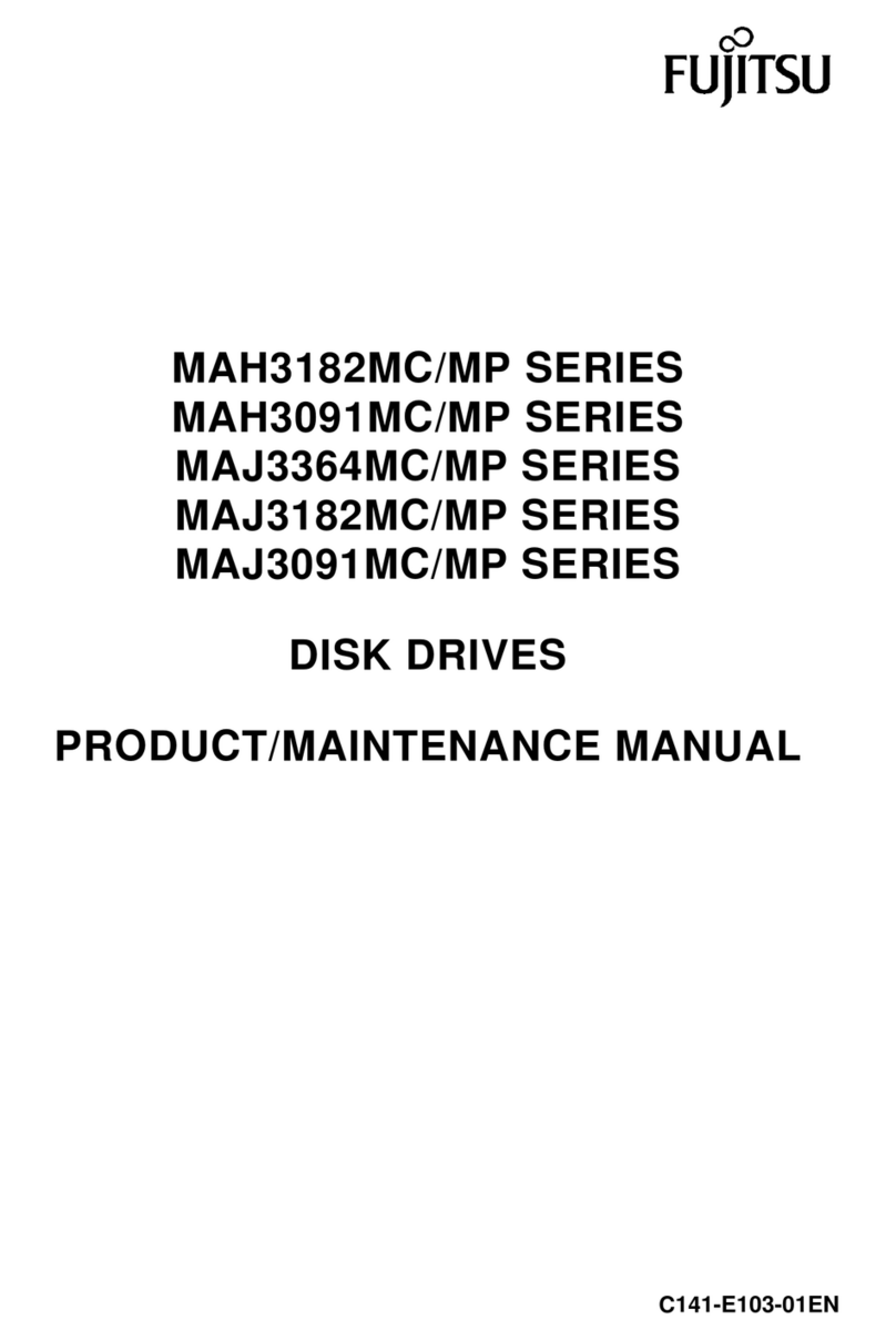 Fujitsu MAH3182MC SERIES User manual