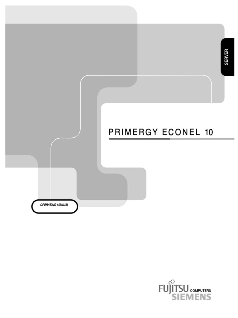 Fujitsu Siemens Computers PRIMERGY ECONEL 10 User manual