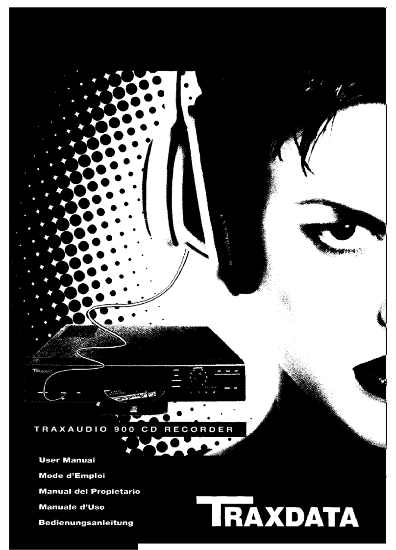 TraxData TraxAudio 900 user manual
