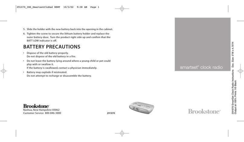 Brookstone SMARTSET instructions