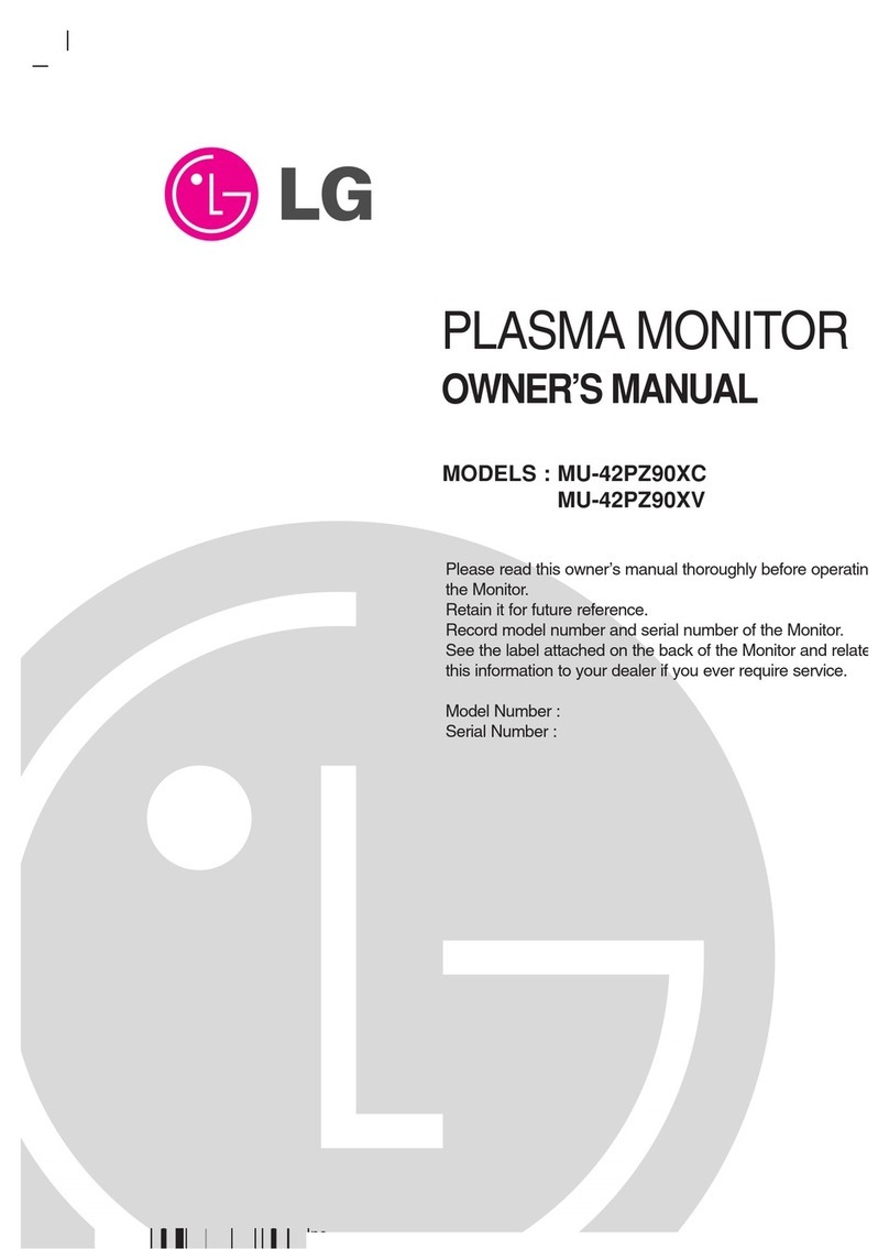 LG MU-42PZ90XC User manual