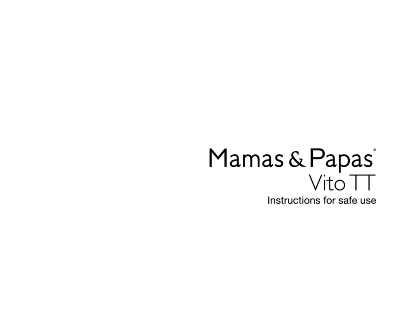 Mamas & Papas Vito TT Instructions for safe use