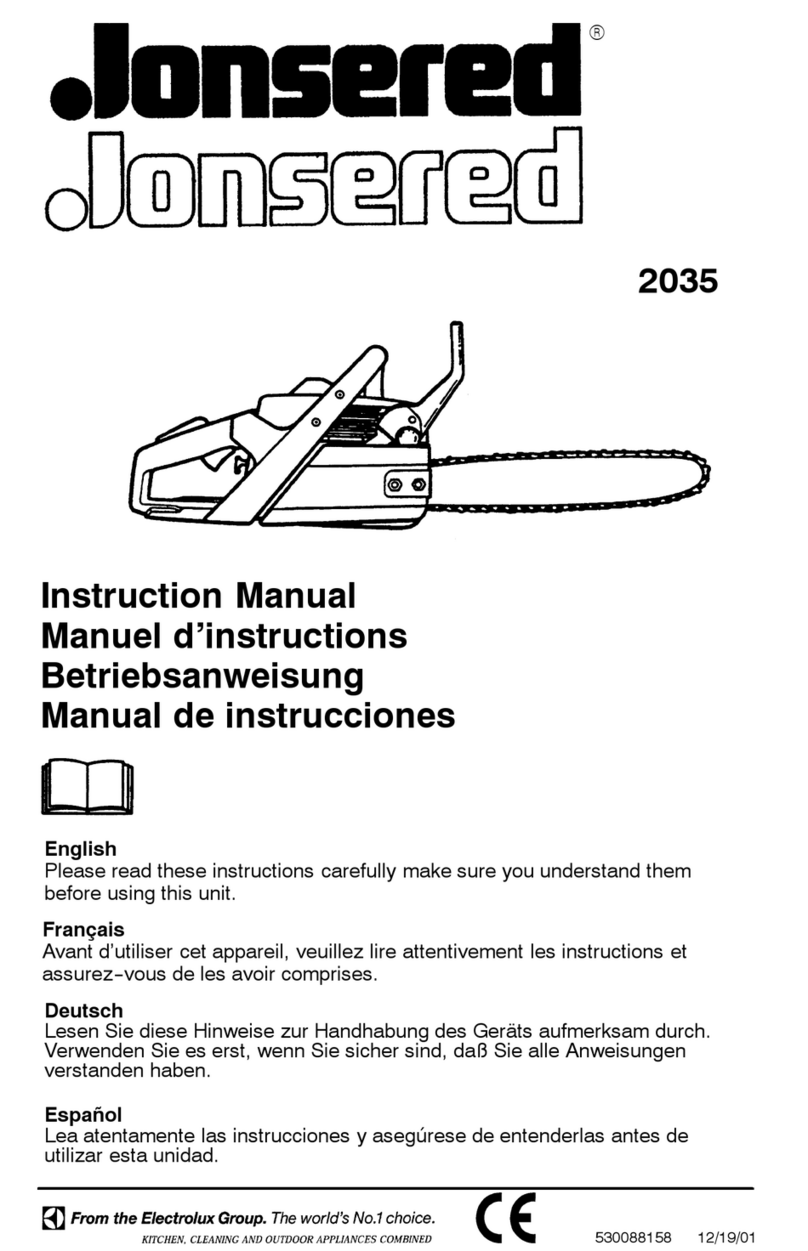 Jonsered 2035 User manual