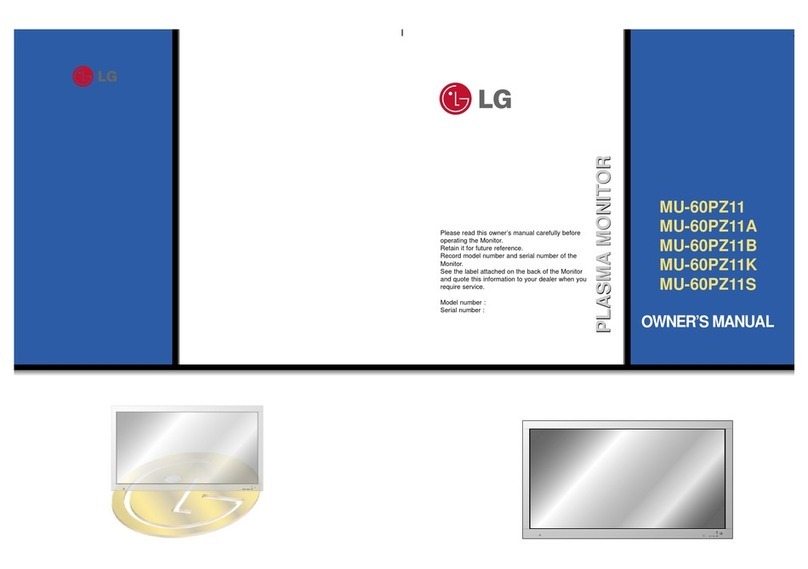 LG MU-60PZ11 User manual