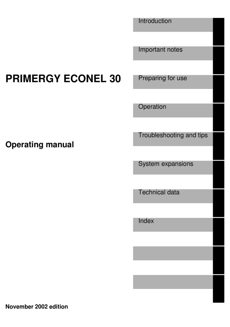 Fujitsu PRIMERGY ECONEL 30 User manual