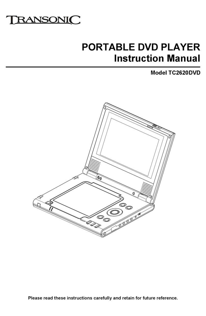 Transonic TC2620DVD instruction manual