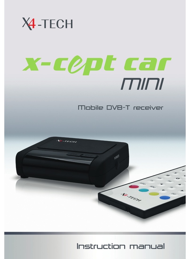 X4-TECH X-Cept Car Mini instruction manual