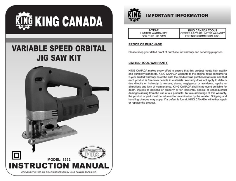 King Canada 8332 instruction manual
