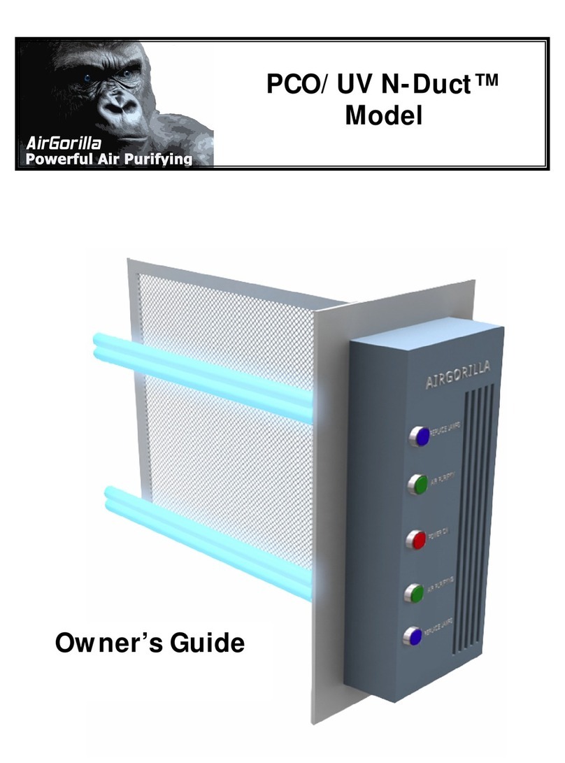 AirGorilla PCO/UV N-Duct owner's guide