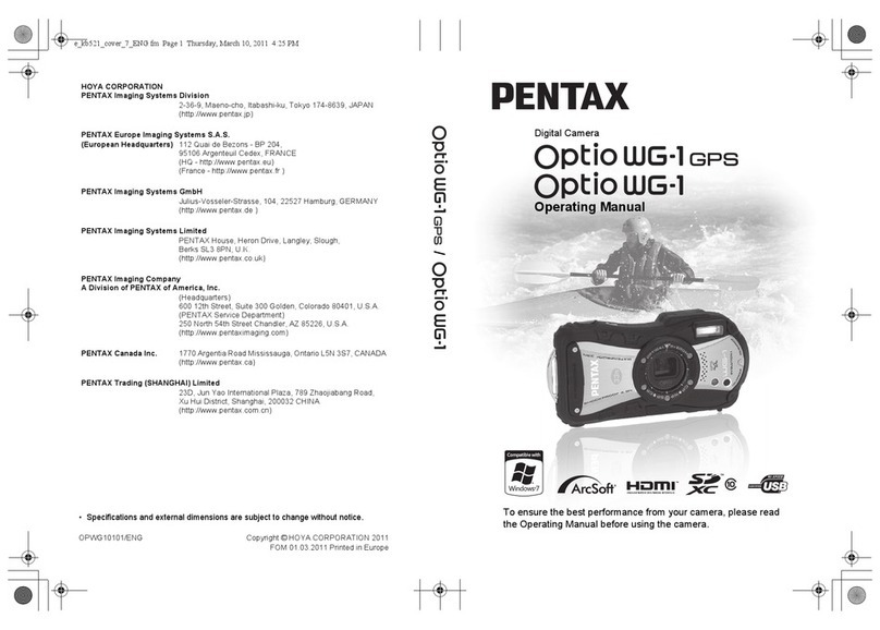 Pentax Optio WG-1 GPS Gray User manual
