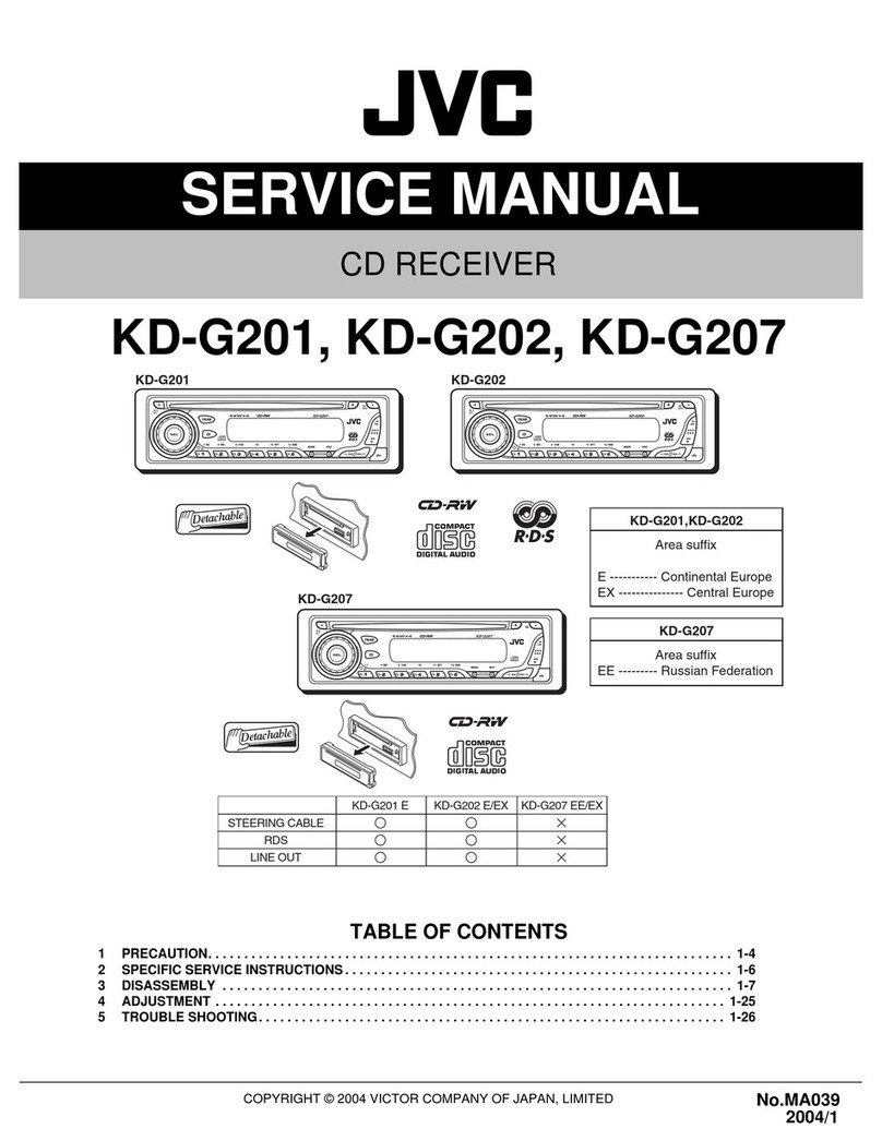 JVC KD-G201 User manual