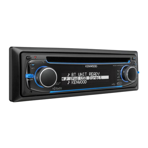 Kenwood KDC X592 - eXcelon Radio / CD instruction manual