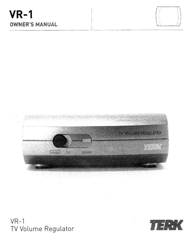 TERK Technologies VR-1 owner's manual