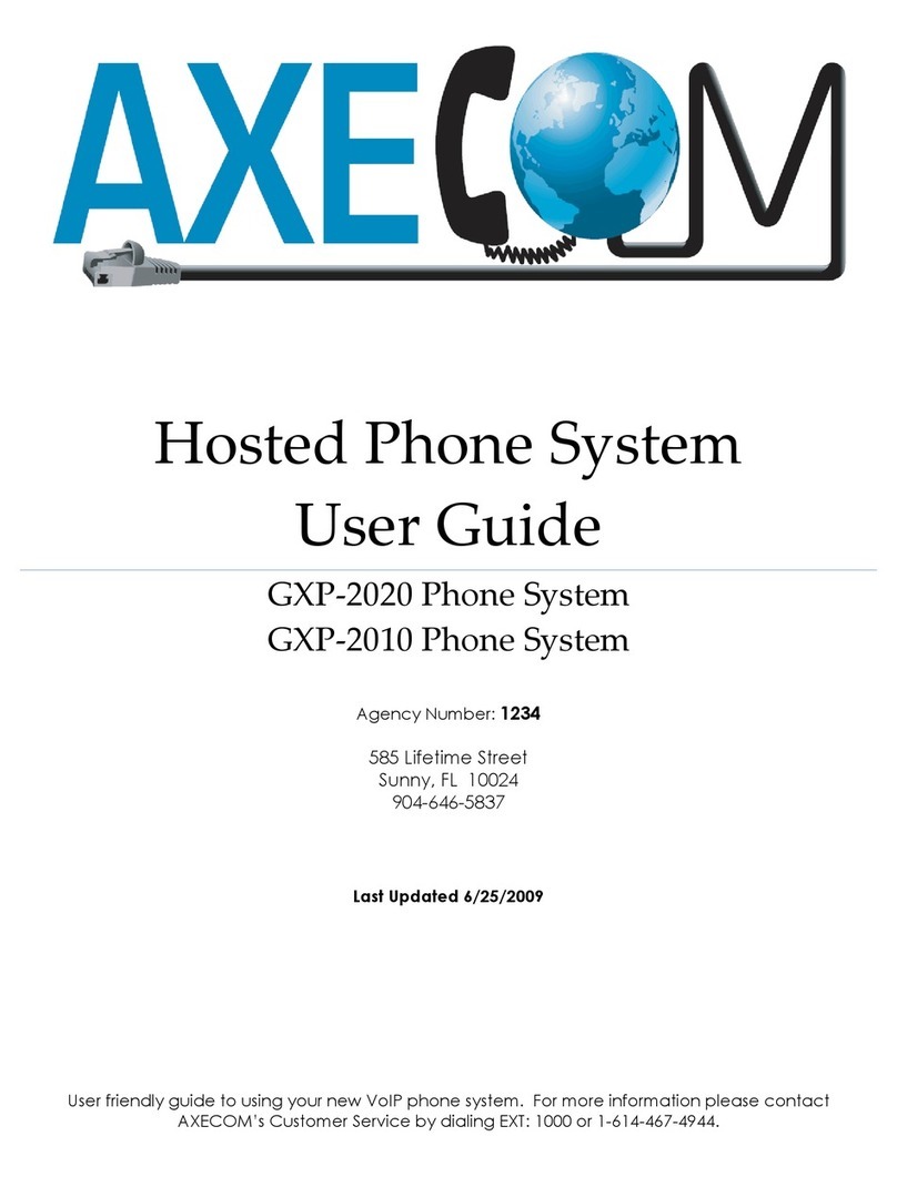 AXECOM GXP-2020 user guide