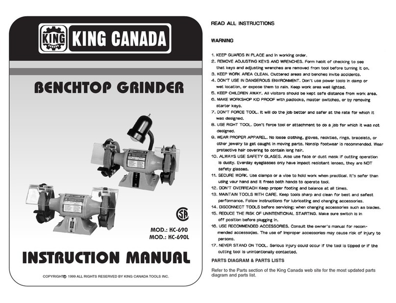 King Canada KC-690 instruction manual