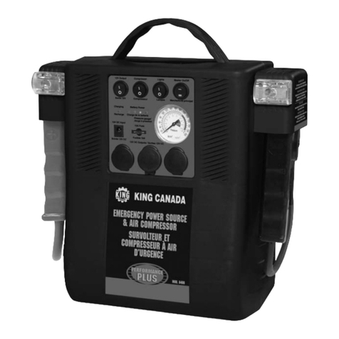 King Canada 8400 instruction manual