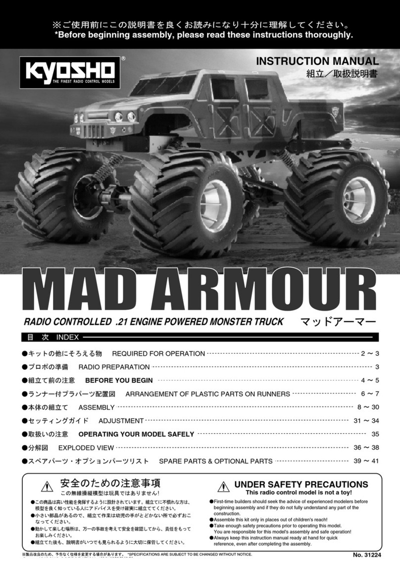 Kyosho Mad Armour instruction manual