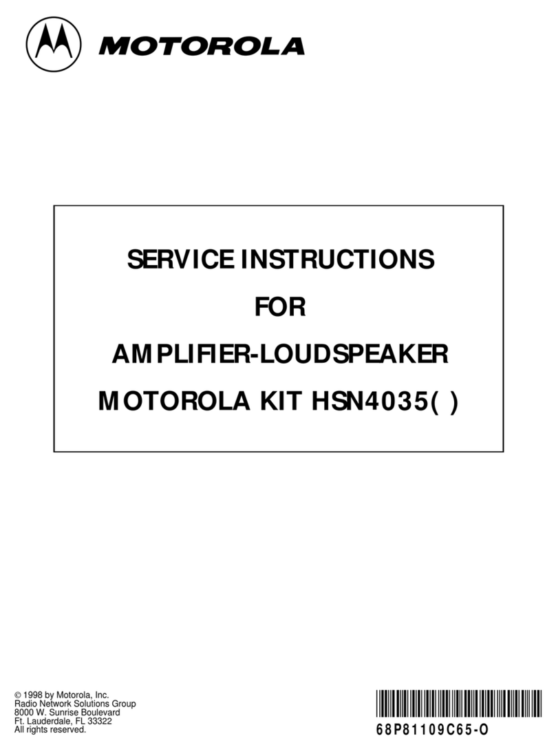 Motorola HSN4035 Operating instructions