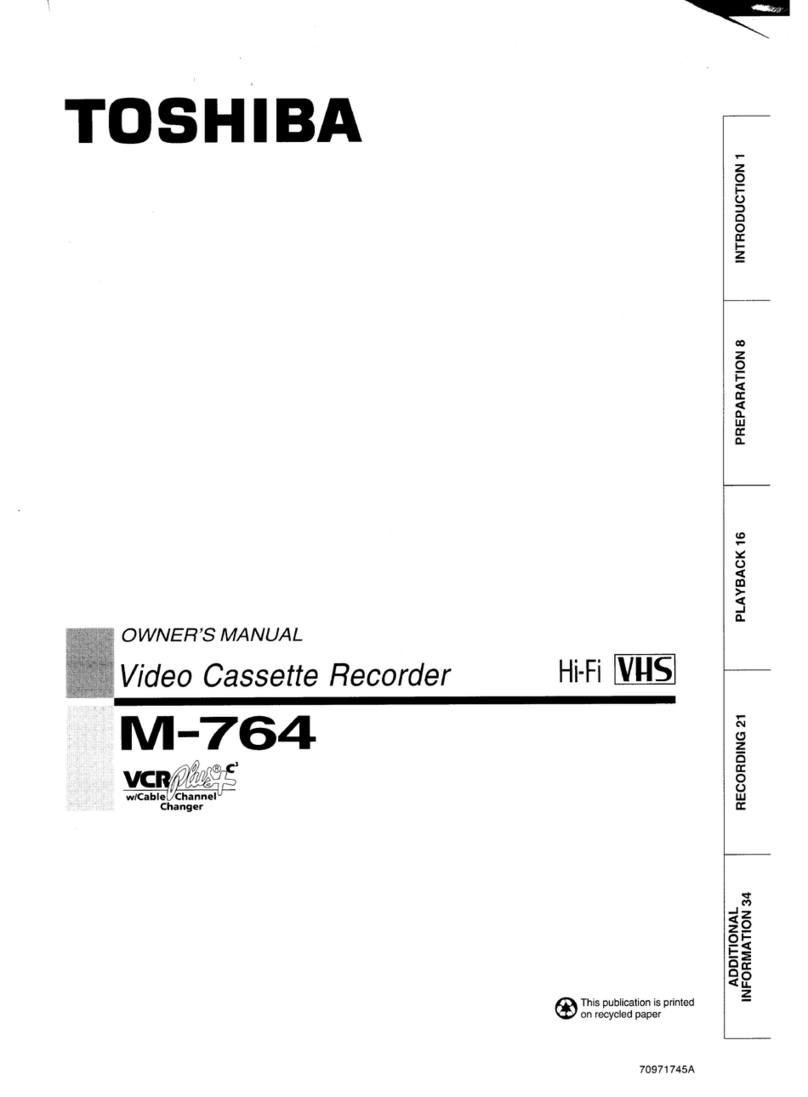 Toshiba M-764 User manual