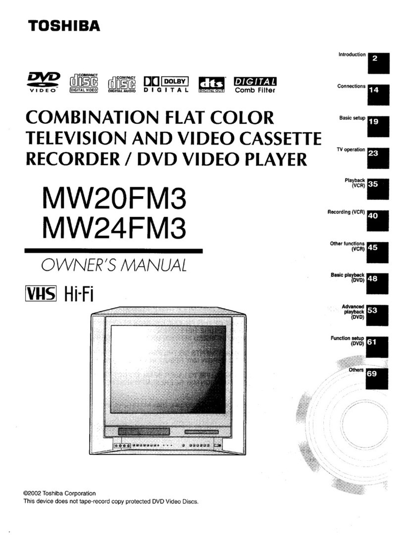 Toshiba MW20FM3 owner's manual