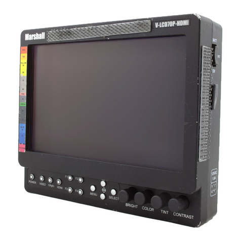 Marshall Electronics V-LCD70P-3GSDI User manual