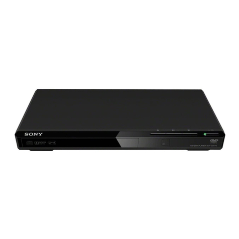 Sony DVP-SR170 User manual