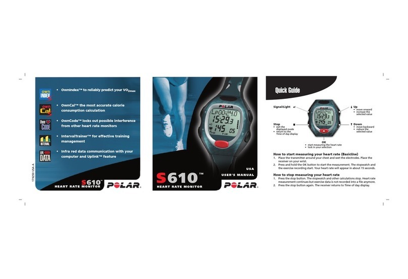 Polar Electro S610 user manual