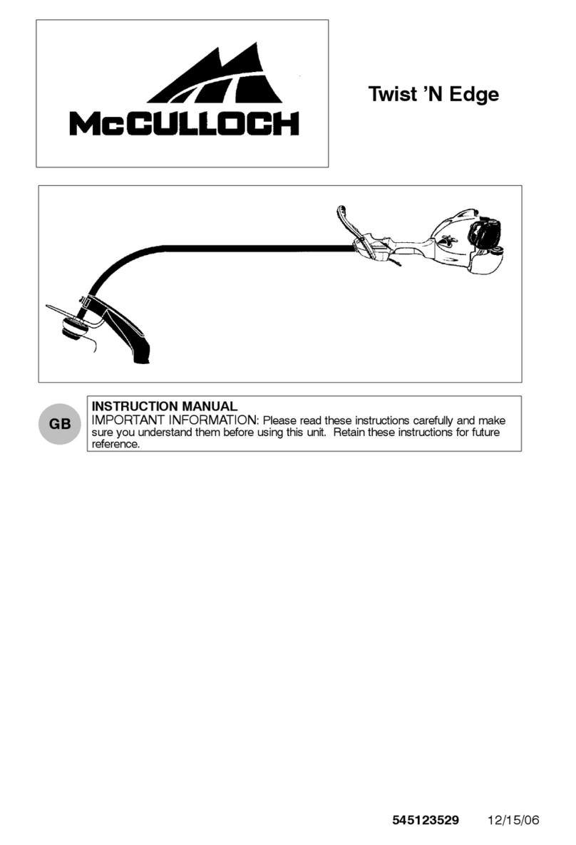 McCulloch Twist 'N Edge instruction manual