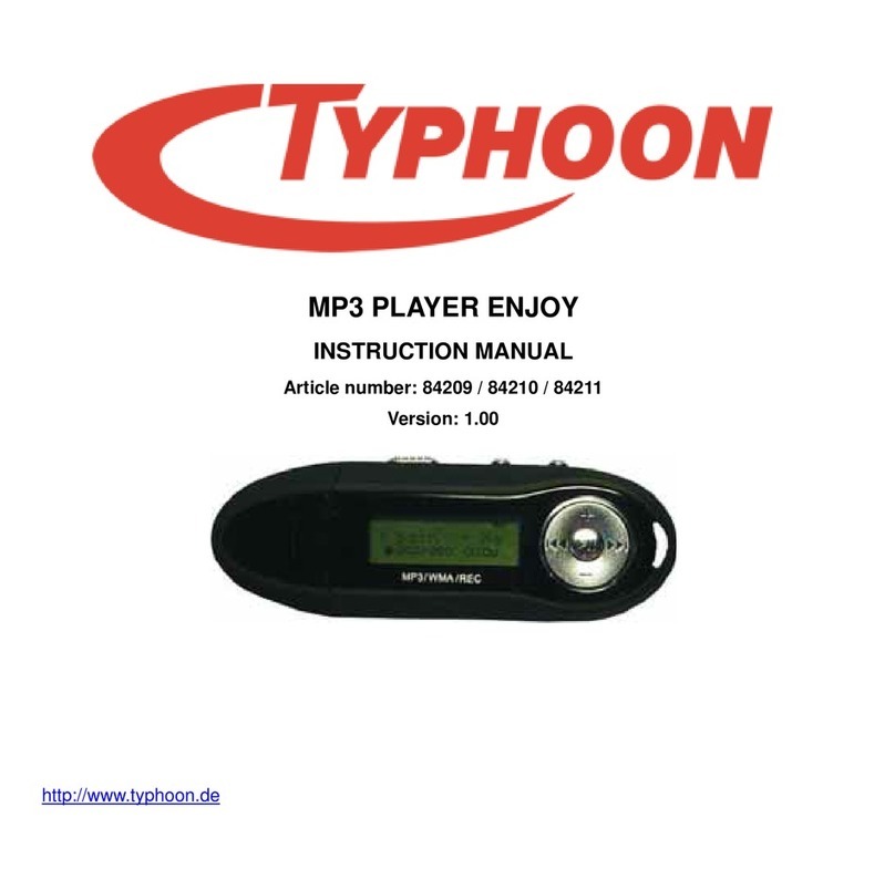 TYPHOON Enjoy 84209 User manual