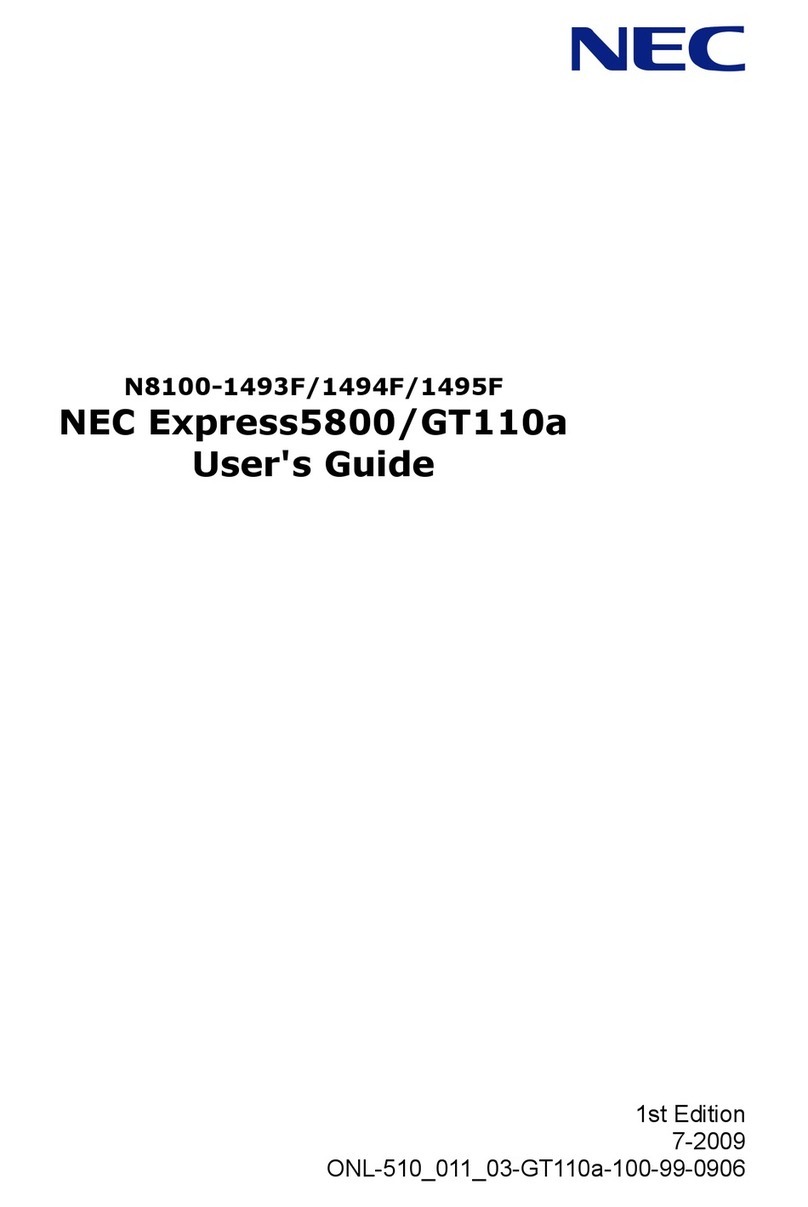 NEC NEC Express5800 Series user guide