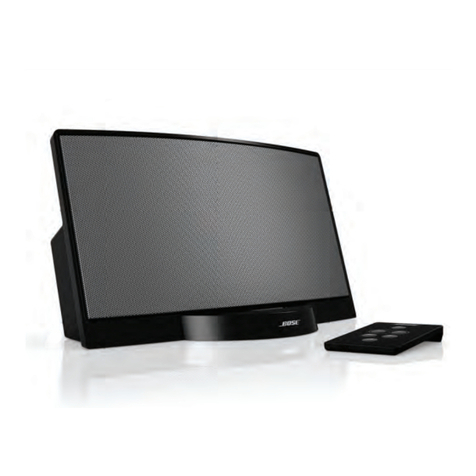 Bose SOUNDDOCK PORTABLE DIGITAL MUSIC SYSTEM User manual