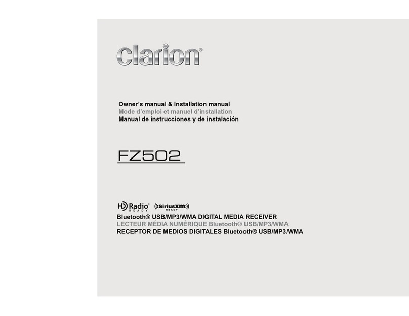 Clarion FZ502 Repair manual