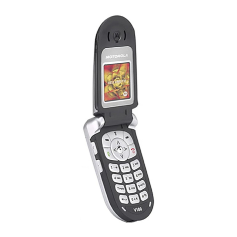 Motorola V180 GSM User manual