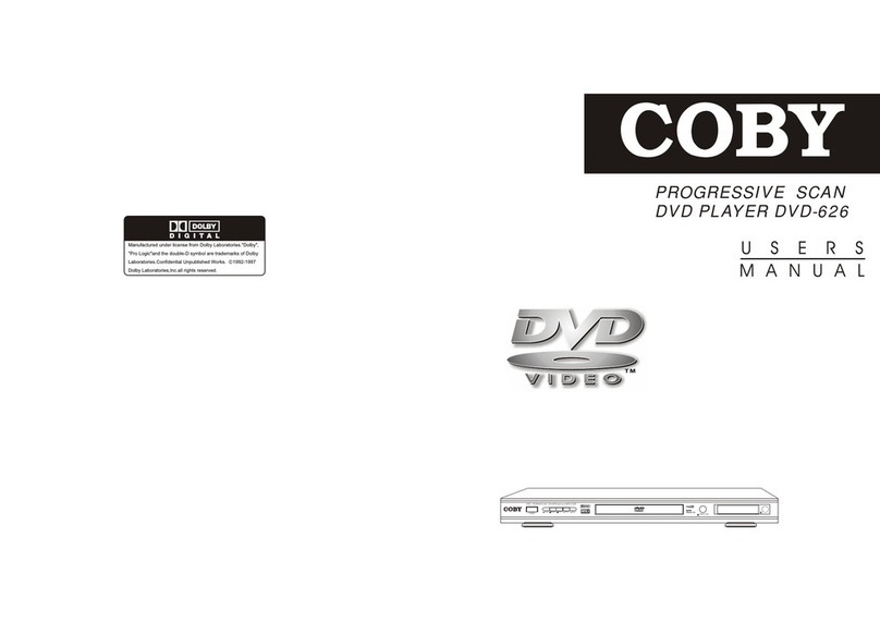 Coby DVD-626 user manual