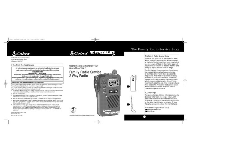 Cobra Cobra Micro Talk 2 operating instructions