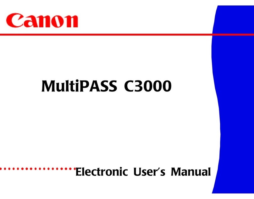 Canon C3000 - MultiPASS Color Inkjet Printer user manual