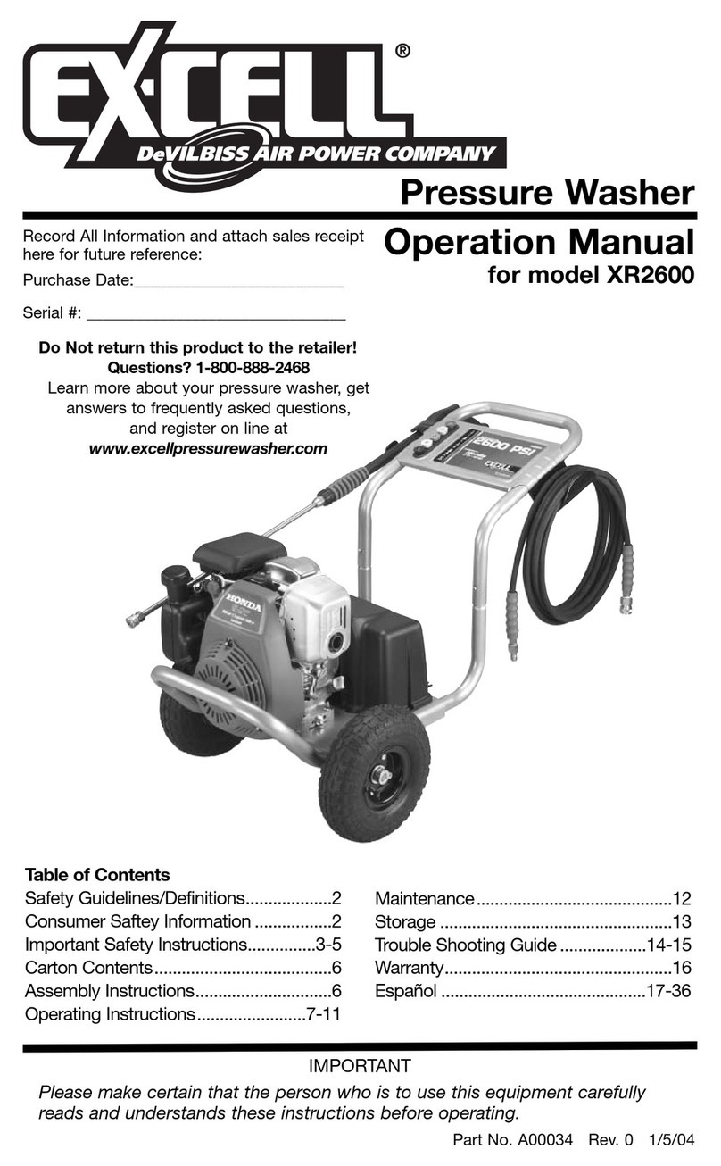 Excell XR2600 User manual