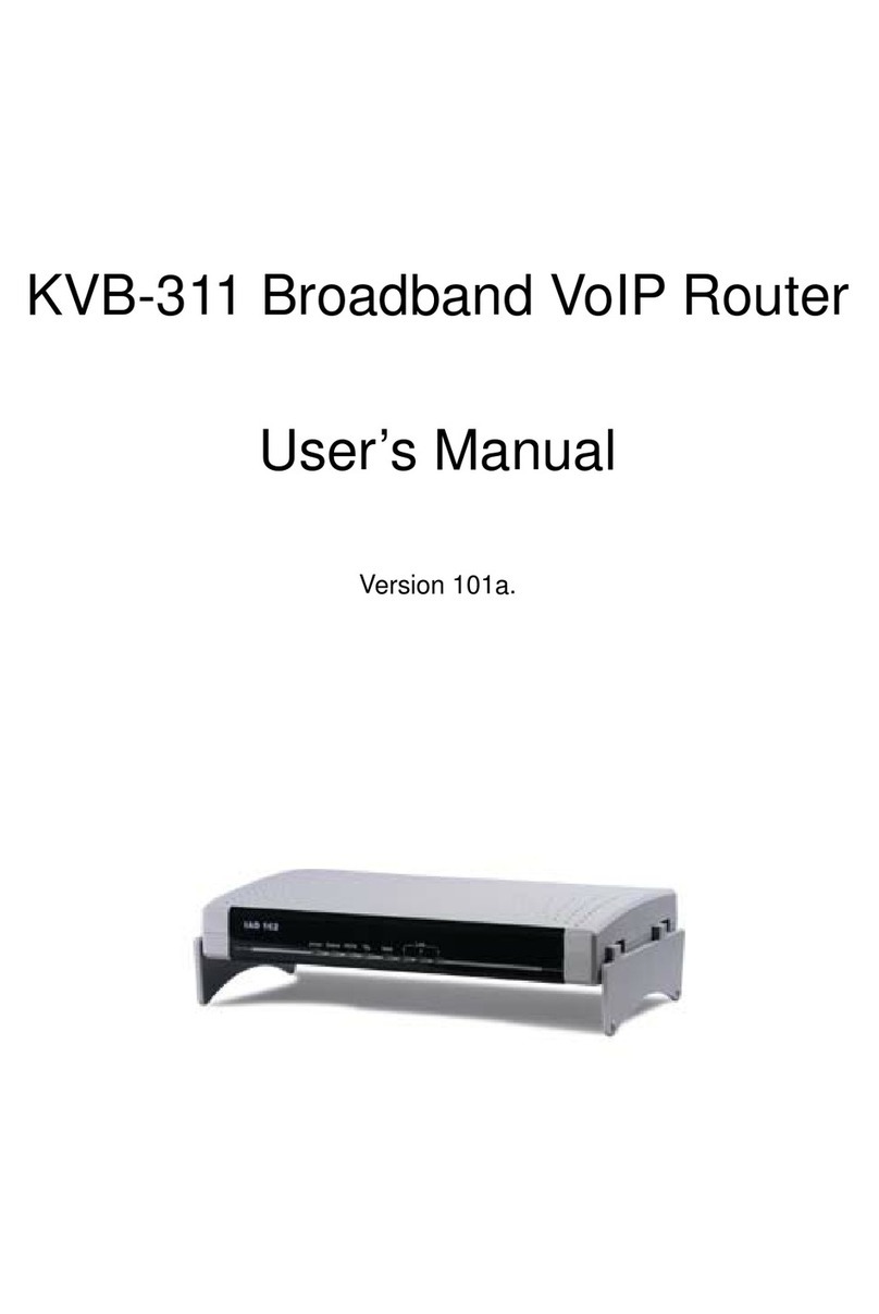 KTI Networks KVB-311 User manual