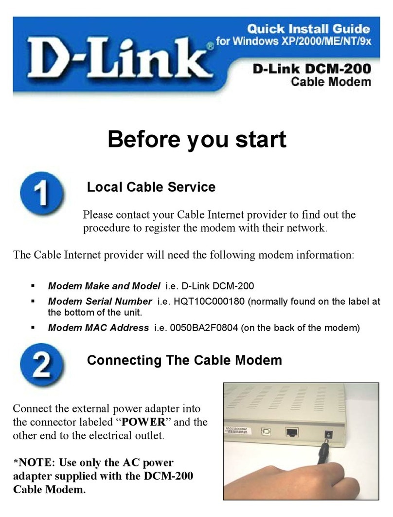 D-Link DCM-200 User manual