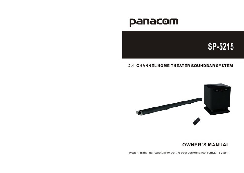 Panacom SP-5215 owner's manual