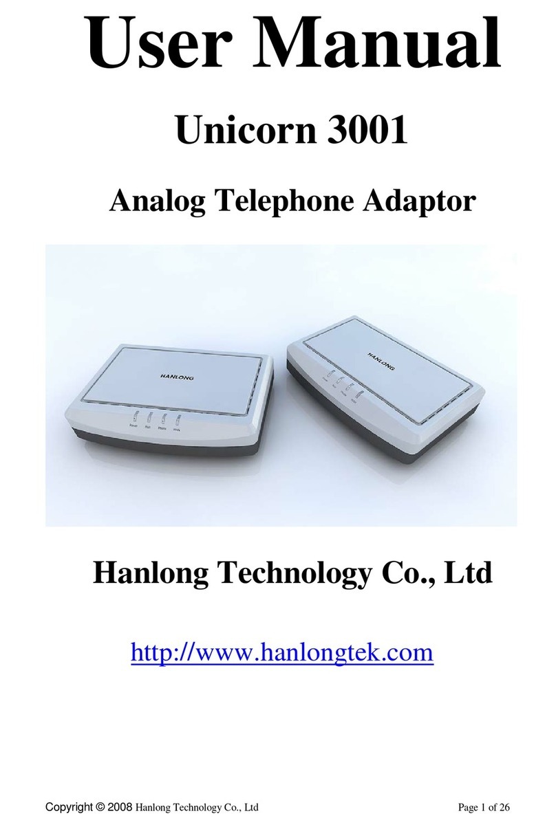Hanlong Unicorn 3001 user manual