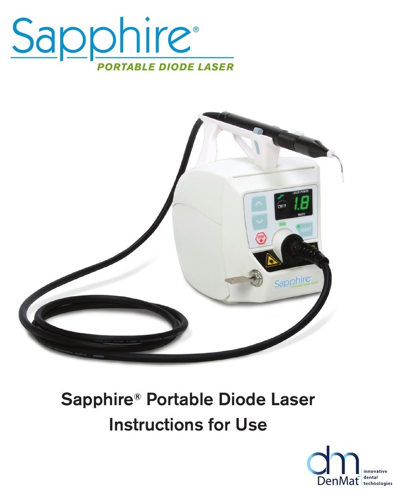 Den-Mat Sapphire Instructions for use