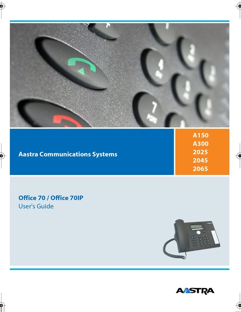 Aastra Office 70 user guide