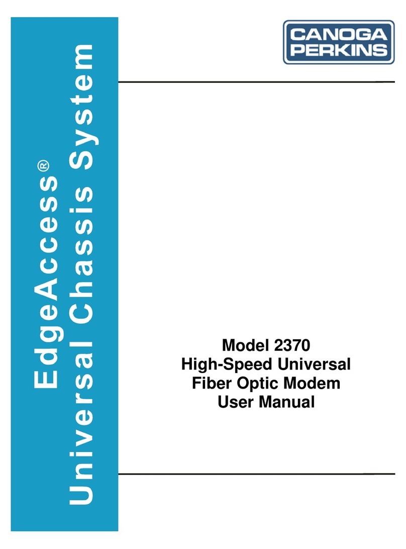 Canoga Perkins 2370 user manual